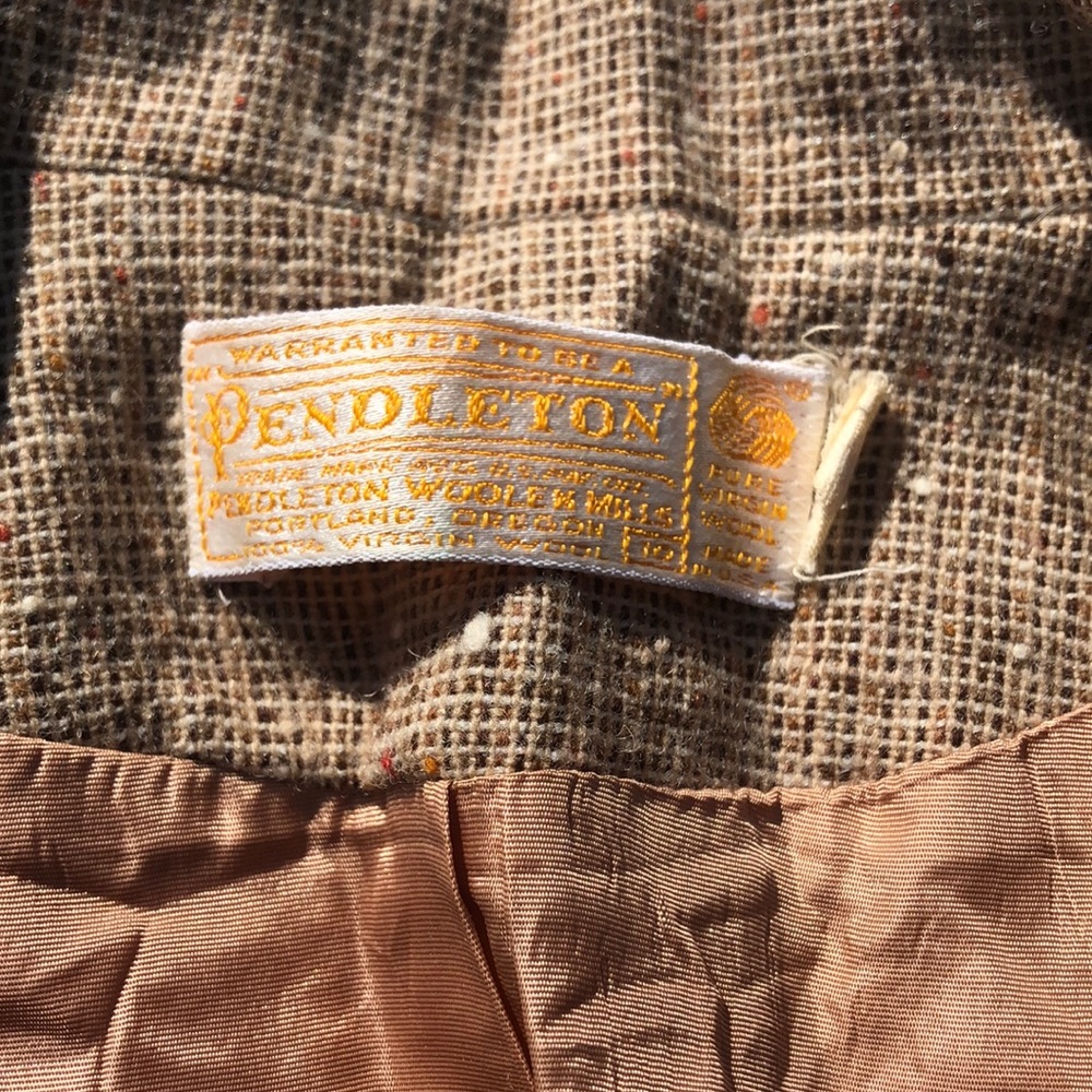 Vintage Pendleton tweed blazer